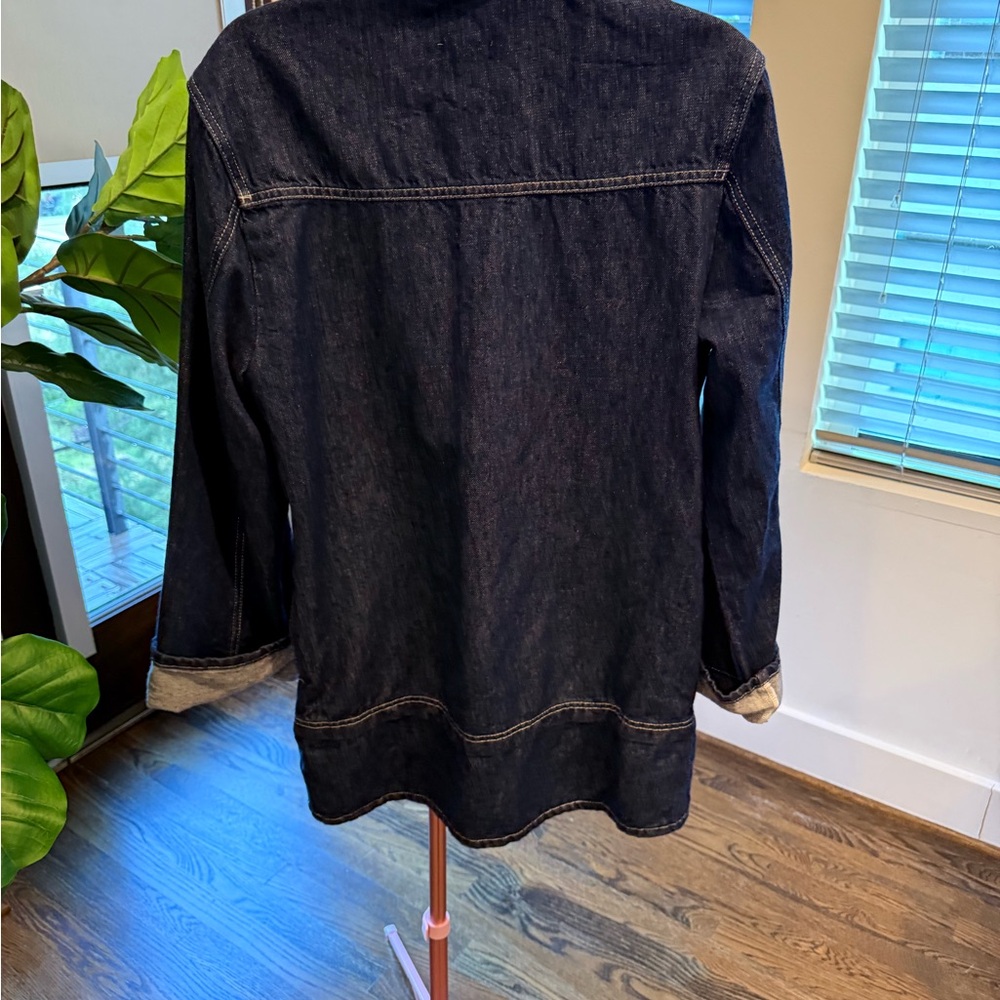 Dark Denim Jacket - image 2